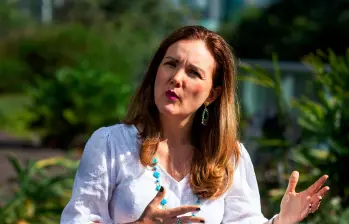 Piedad Patricia Restrepo Restrepo fue la cabeza visible de la veeduría Todos por Medellín desde su fundación en 2020. FOTO: JULIO CÉSAR HERRERA