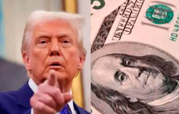 Donald Trump causa volatilidad en el dólar. FOTO GETTY Y EL COLOMBIANO. 