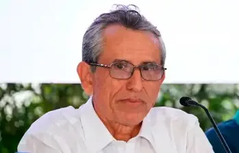 José Vicente Lesmes (“Wálter Mendoza”), jefe de la delegación de paz de la Coordinadora Ejército Nacional Bolivariano. FOTO.: ARCHIVO.