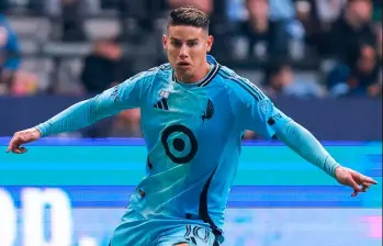 James Rodríguez volvió a jugar un partido oficial después de 117 días. FOTO GETTY