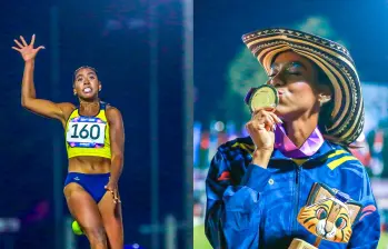 La colombia Natalia Linares es el noveno salto más largo del mundo en lo que va de la temporada y el segundo en la historia nacional. Foto: Tomada de redes @OlimpicoCol