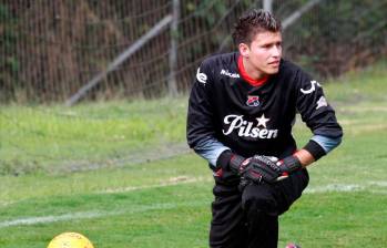 Jhon Bayron Garcia debutó con el Medellín en 2010, tras un proceso de formación de 10 años en el mismo club. Foto Archivo El Colombiano. 