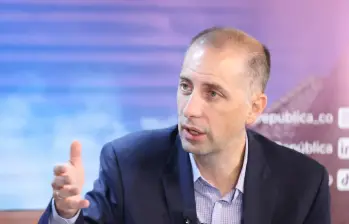 El gerente general de la Bolsa de Valores de Colombia, BVC, Andrés Restrepo. FOTO: LR.