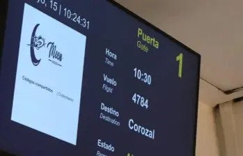 La aerolínea Moon Flights reactivó la ruta aérea entre Medellín y Corozal con dos frecuencias semanales desde el aeropuerto Olaya Herrera hacia Las Brujas. FOTO: Moon Flights. 