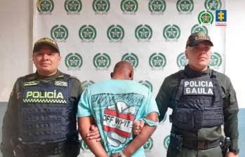 El hombre fue detenido en el municipio de Soacha, en Cundinamarca. FOTO: Cortesía