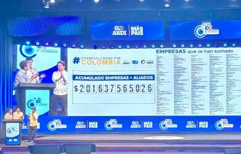 La campaña Empresas Unidas por Colombia continúa abierta a nuevas donaciones de empresas y ciudadanos, según informó la Andi. FOTO Redes Sociales