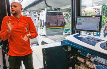 Cada una de las seis líneas del metrocable cuenta con un centro de control para evaluar la operación. FOTOS JULIO CÉSAR HERRERA