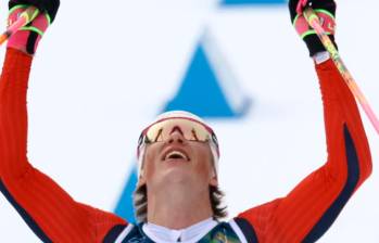 Johannes Klaebo, de 29 años, ya es una leyenda del deporte mundial. FOTO AFP