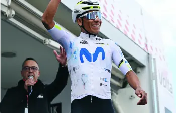Nairo Quintana se consagró campeón de la Vuelta a Asturias, regresando a los podios de las carreras internacionales. Foto: Getty Images