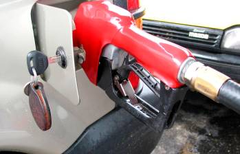 El precio promedio del galón de gasolina en Medellín es $13.973. FOTO archivo
