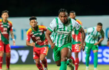 Alfredo Morelos, delantero de buena campaña con Atlético Nacional en la temporada 2025. FOTO CAMILO SUÁREZ