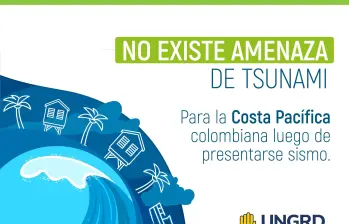 El sismo fue registrado en la mañana de este lunes y, por su magnitud, generó atención de las autoridades y de los organismos encargados del monitoreo sísmico y marítimo. FOTO: redes.