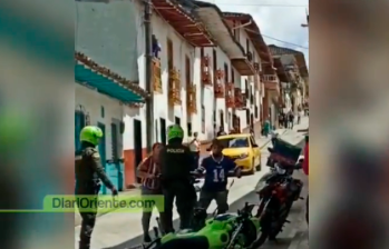 Esta es una de las imágenes que se ve en el video. Foto: pantallazo tomado de redes sociales de DiariOriente. 
