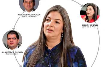 Andrea Bedoya Pulgarín ocupó tres cargos en su paso por la Contraloría de Antioquia: jefe de oficina asesora de planeación, directora administrativa y subcontralora. FOTO cortesía