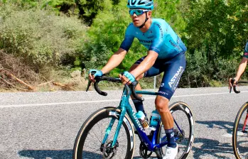 Harold Tejada, de 28 años, cumple su mejor presentación en su tercera Vuelta a España. En 2022 fue 65° y en 2024, 40°. FOTO X-ASTANA