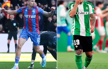 Daniel Muñoz y Jefferson Lerma se unen a Luis Díaz como los únicos colombianos en semifinales de un torneo europeo en esta temporada. “Cucho” Hernández y Nelson Deossa no pudieron avanzar. FOTO: GETTY