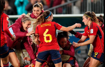 España llegó a su primera final de un Mundial femenino. FOTO FIFA