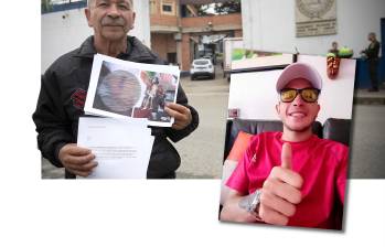 Hernando López es el padre de Sebastián. Ayer entregó la carta en que su hijo solicita la eutanasia. El joven paga una condena de 48 meses por hurto y fuga de presos. FOTO esneyder gutiérrez