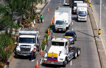 Las protestas camioneras del mes pasado ni el aumento del acpm fueron relevantes en el IPC de septiembre. FOTO Julio César Herrera