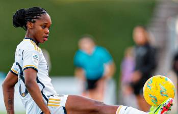 Linda Caicedo espera ser protagonista con su equipo Real Madrid en la serie contra el Arsenal de Inglaterra. FOTO X-REAL MADRID FEMENINO