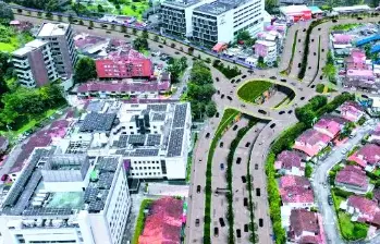 Una de las principales obras a construir con excedentes de Devimed es el intercambio de la Clínica Somer. FOTO Cortesía Alcaldía de Rionegro.