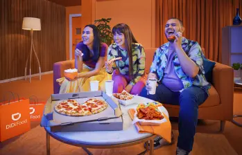 Dos horas antes del encuentro, las solicitudes de comida crecieron 30 % frente a un día comparable, mientras que una hora antes registró un aumento de un 55 %, el mayor de la jornada. FOTO: Cortesía Didi.