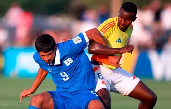 Colombia no pudo encontrar los caminos para vencer a El Salvador. FOTO FIFA