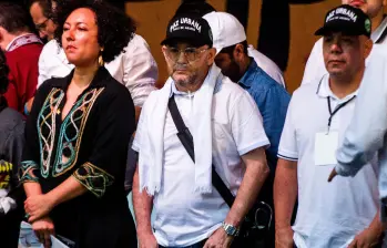 José Leonardo Muñoz Martínez (“Douglas”), vocero principal de las bandas en la mesa de diálogos con el Gobierno Nacional. FOTO: JULIO CÉSAR HERRERA.