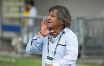 El técnico de Millonarios, Alberto Gamero, dejó abierta la puerta a una posible salida del club embajador. FOTO ARCHIVO EC