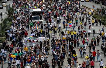 El Comité de Paro en Antioquia informó que no hará marcha sino una concentración en el Parque de las Luces desde las 4.00 p.m. FOTO JULIO CÉSAR HERRERA
