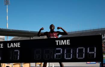 El velocista Gout Gout rompió el récord nacional de Australia en los 200 metros, que estaba instaurada desde 1968. FOTO: TOMADA DEL X DE @WorldAthletics