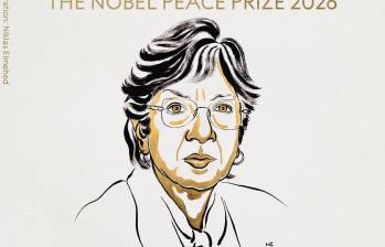 La sudafricana Navi Pillay, exalta comisionada de la ONU para los Derechos Humanos y exjueza de la Corte Penal Internacional, recibió el Premio Nobel de la Paz por su labor en defensa de los derechos humanos y el derecho internacional. FOTO: Premio Nobel. 
