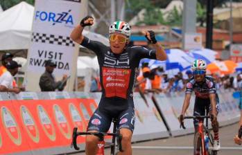 Restrepo, quien superó el contagio de covid, ya estuvo en dos vueltas a España y en un Giro de Italia. Hace méritos para volver a integrar un equipo de la máxima categoría del pedal. fotO CORTESÍA