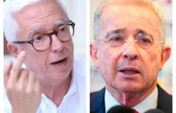 Álvaro Uribe y Jorge Robledo han sido contradictores políticos hace más de 20 años. FOTO: COLPRENSA
