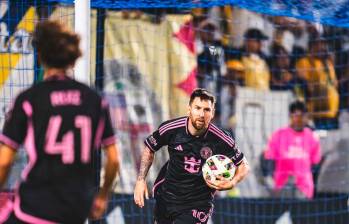 El delantero argentino Lionel Messi marcó su primer gol en la MLS del 2024 con el cuadro de Miami. FOTO: TOMADA DEL INSTAGRAM DE @leomessi