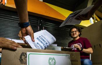 Imagen de referencia de una jornada electoral. Foto: Julio César Herrera Echeverri.