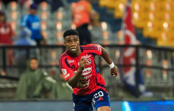 El futbolista Jhon Edwin Montaño es el goleador del Medellín en el segundo semestre del 2026. Foto: Camilo Suárez