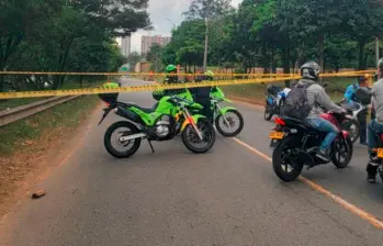 En este punto de Bello se produjo el intento de hurto contra una mujer que terminó con la muerte de Julian David Garcia Henao, de 22 años, quien sería uno de los presuntos delincuentes. FOTO: CORTESÍA