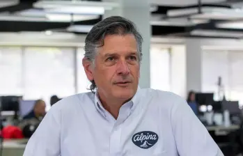 Ernesto Fajardo es el presidente de Grupo Alpina. FOTO Juan Antonio Sánchez