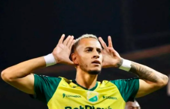 El extremo del Huila, Vinicius, le interesa a varios clubes grandes del país. FOTO DIMAYOR