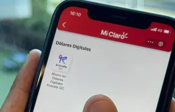 2.500 personas ya han descargado Kravata Go desde App Mi Claro. Y en App Mi Claro se registran 12 millones de accesos mensuales y 3 millones usándola frecuentemente. FOTO: Cortesía Claro.
