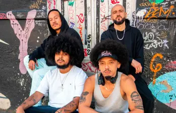 De izquierda a derecha arriba, Ily Wonder y Juan Sinatra. Abajo Oblivion’s Mighty Trash y Mañas Rufino. Foto Cortesía. 