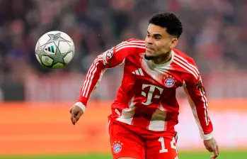 Luis Díaz tendrá un reto de alto nivel este sábado cuando enfrente al Borussia Dortmund con el Bayern Múnich. FOTO GETTY