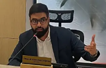 El Concejal Alejandro Sánchez, del Centro Democrático, recibió el voto de 1.417 envigadeños en 2023. FOTO redes sociales