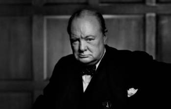 Este es el famoso retrato del primer ministro británico Winston Churchill. FOTO: TOMADA DE LA PÁGINA WEB DEL AUTOR YOUSUF KARSH.