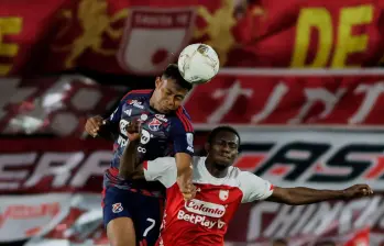 En Bogotá, el DIM generó oportunidades claras de gol que pudieron darle la victoria. FOTO GETTY