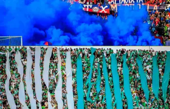 Los hinchas de Nacional y Medellín son los que mejor promedio tienen de asistencia a los duelos de la Liga Betplay. FOTO EC
