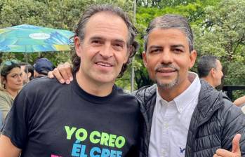 Federico Gutiérrez, alcalde electo de Medellín, y Luis Guillermo Patiño, nuevo secretario de Educación. FOTO: Tomada de redes sociales