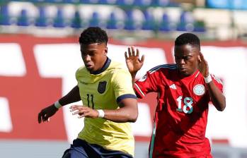 Colombia cayó con Ecuador en la primera fecha del Preolímpico. FOTO CONMEBOL