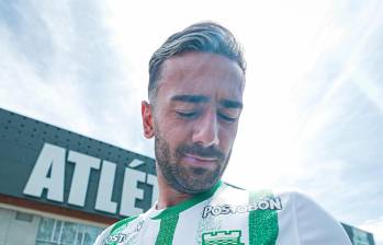 Facundo Batista fue presentado por Atlético Nacional. Su cuota goleadora es la esperanza en Liga y Copa Libertadores. FOTO CORTESÍA ATLÉTICO NACIONAL
